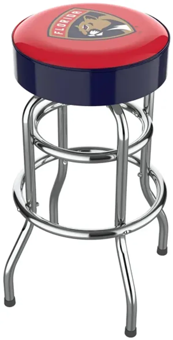 NHL Backless Swivel Bar Stool
