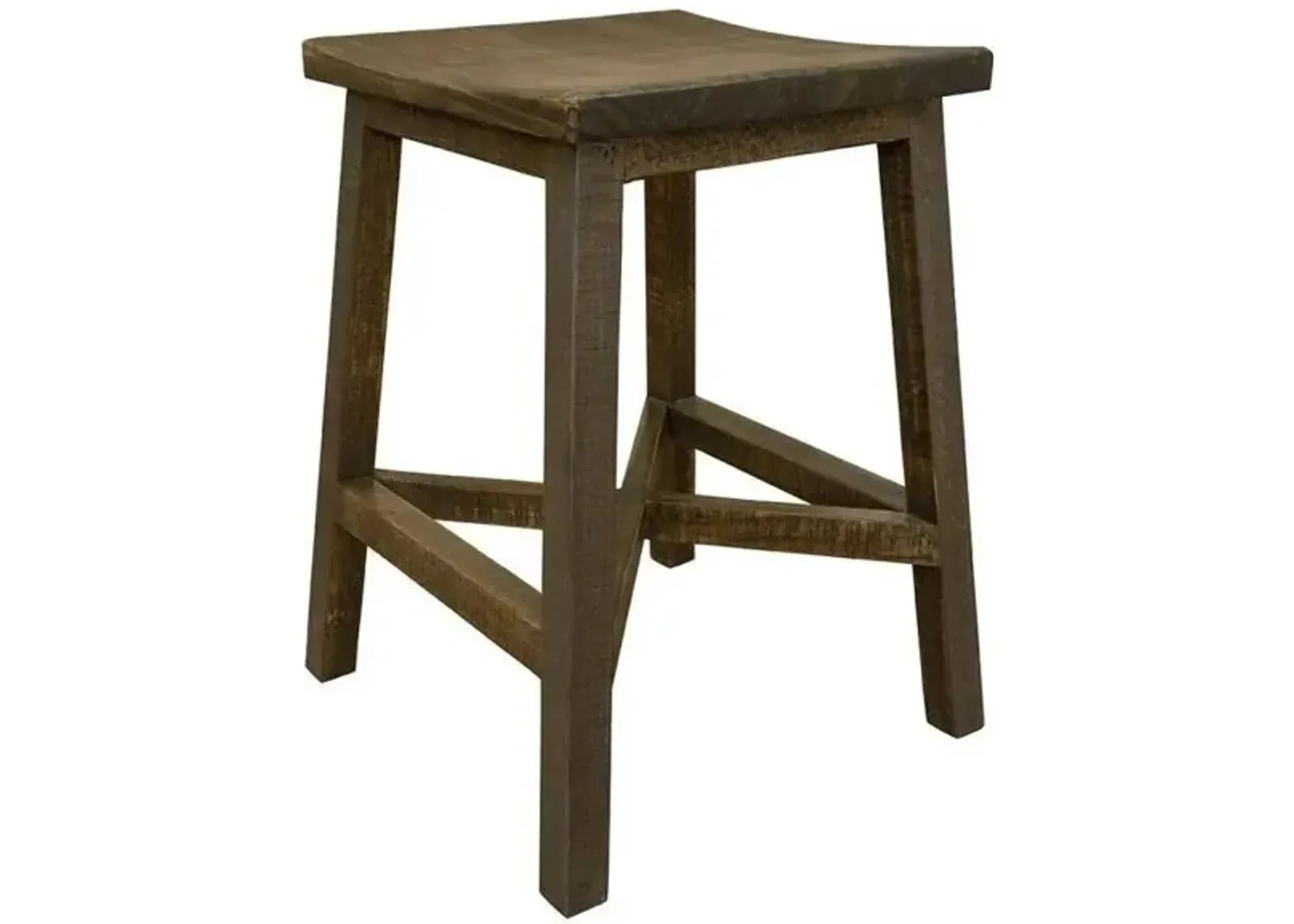 Loft Brown Counter Height Stool in Brown by International Furniture Direct