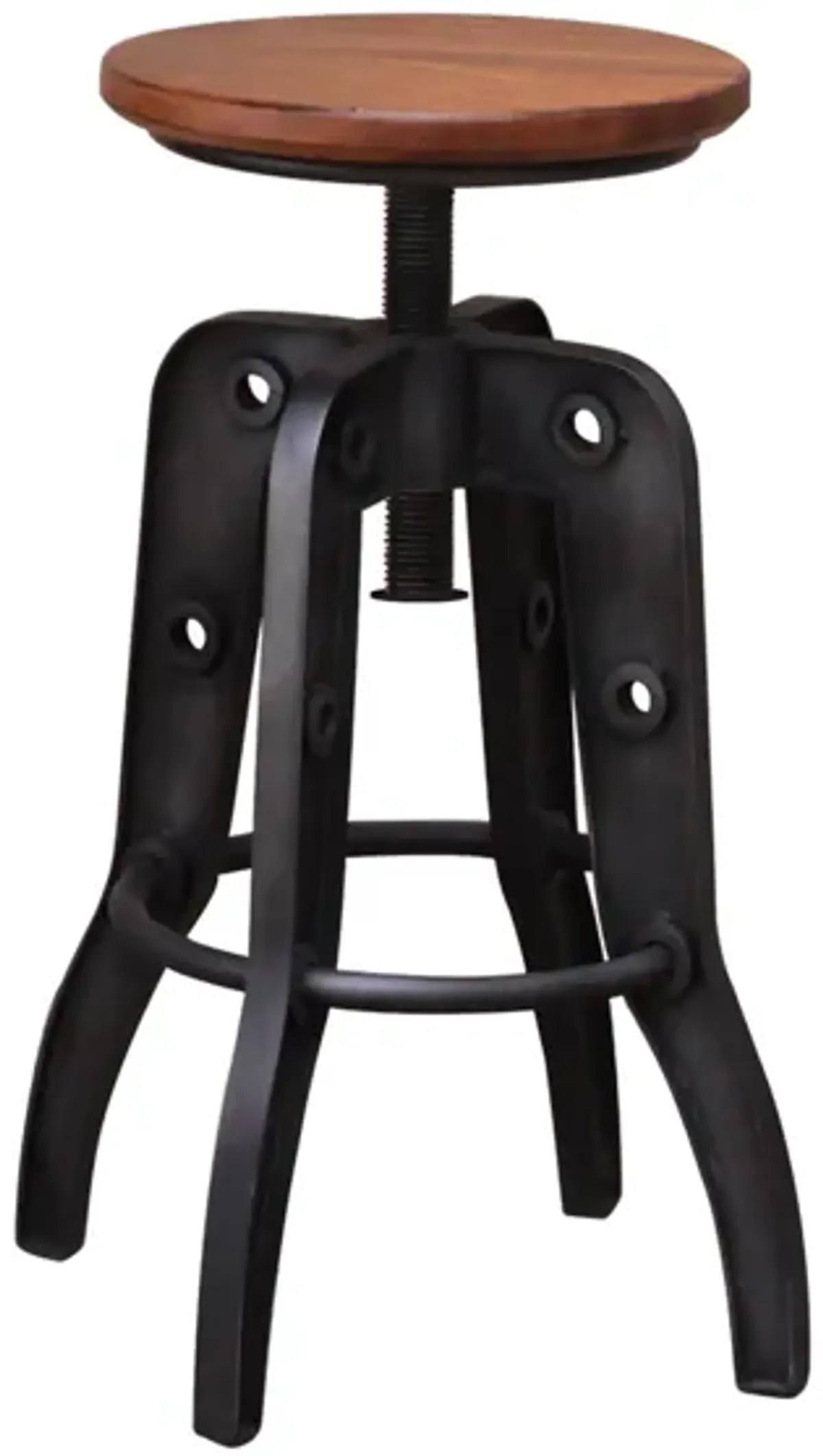 Parota Adjustable-Height Bar Stool