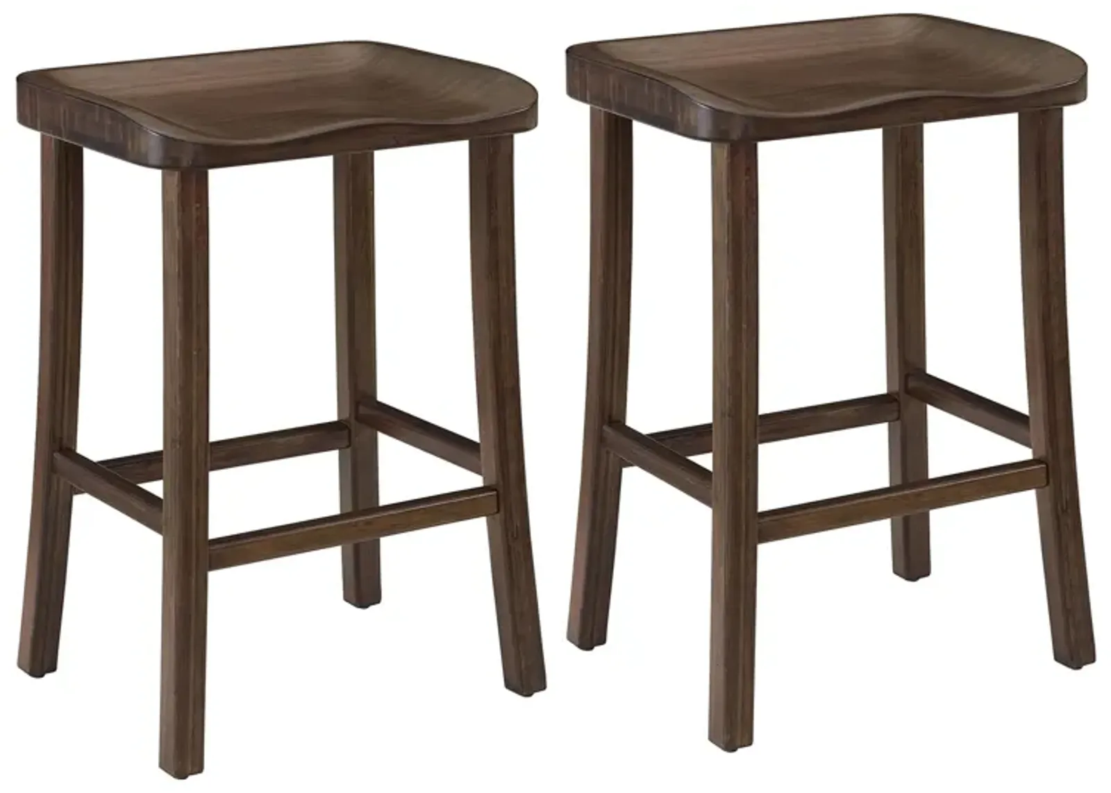 Tulip Counter Height Stool -2pk in Black Walnut by Greenington