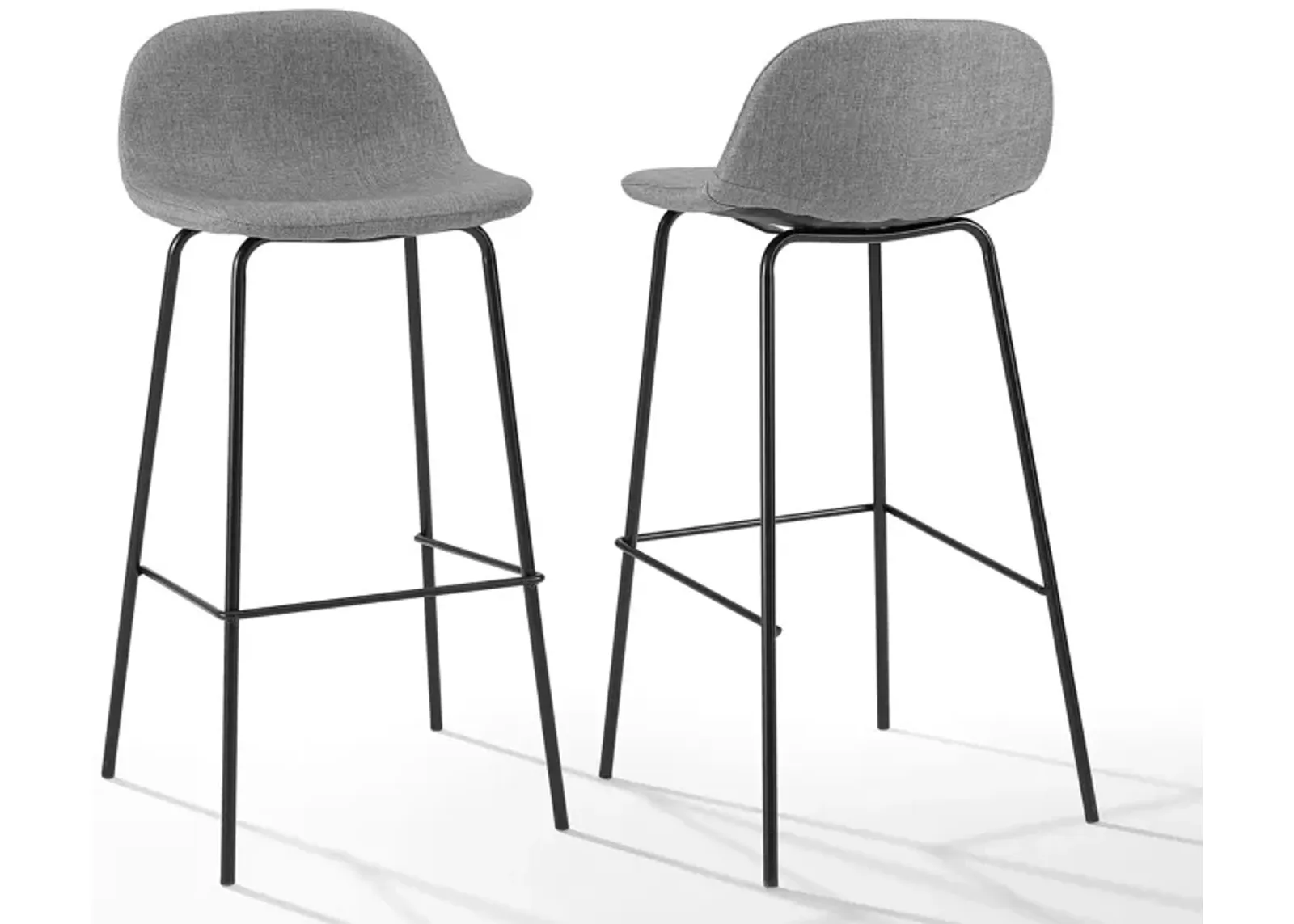 Riley Bar Stool 2-pc. in Gray by Crosley Brands