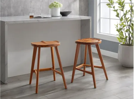 Max Counter Height Stools in Amber by Greenington