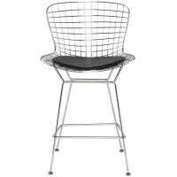 Wireback Counter Stool in BLACK by Nuevo