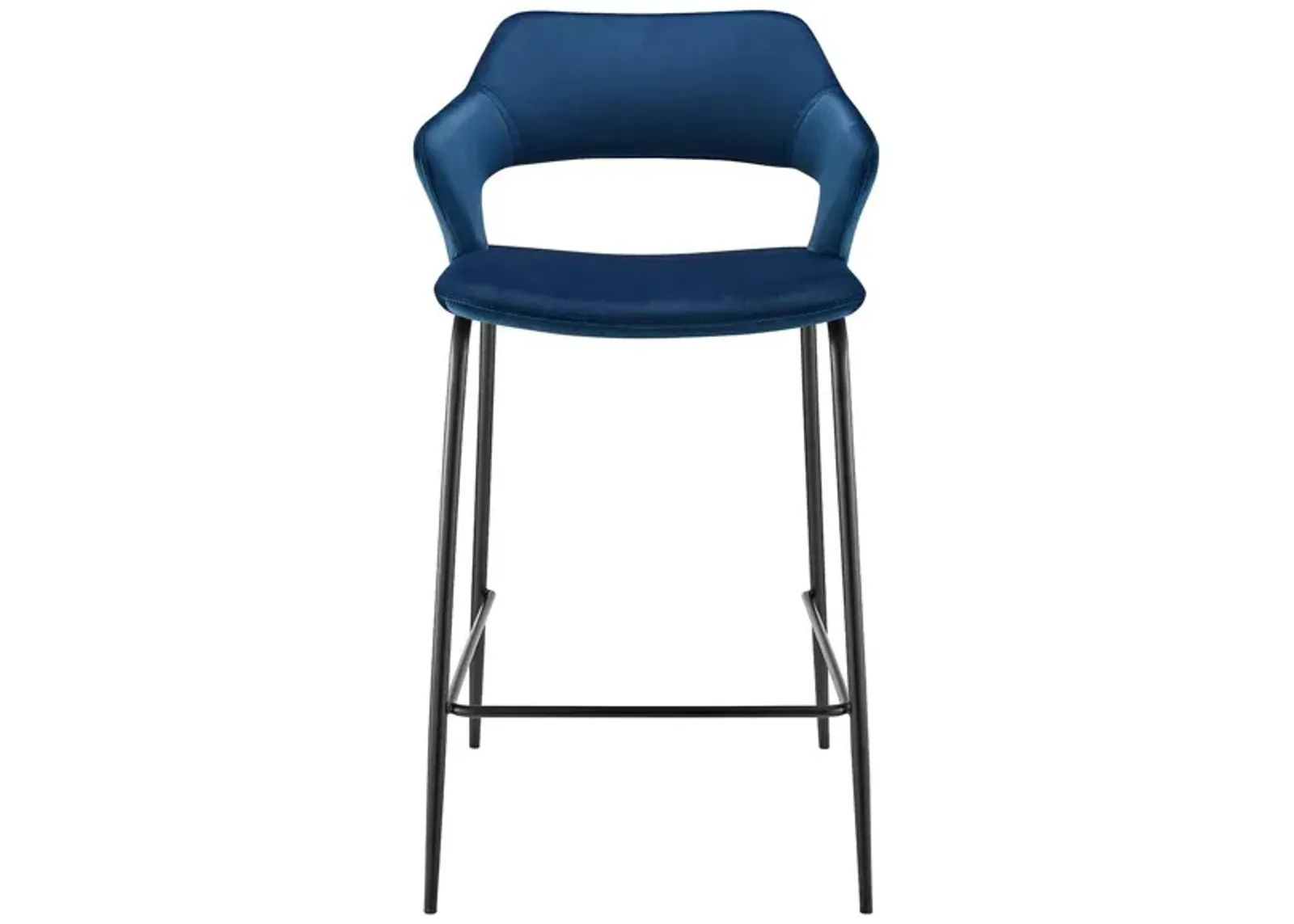 Vidar Counter Stool in Blue by EuroStyle