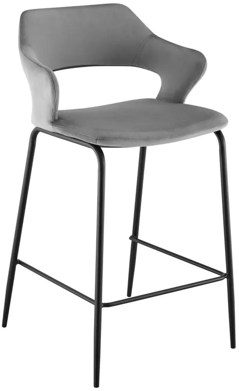 Vidar Counter Stool in Gray by EuroStyle