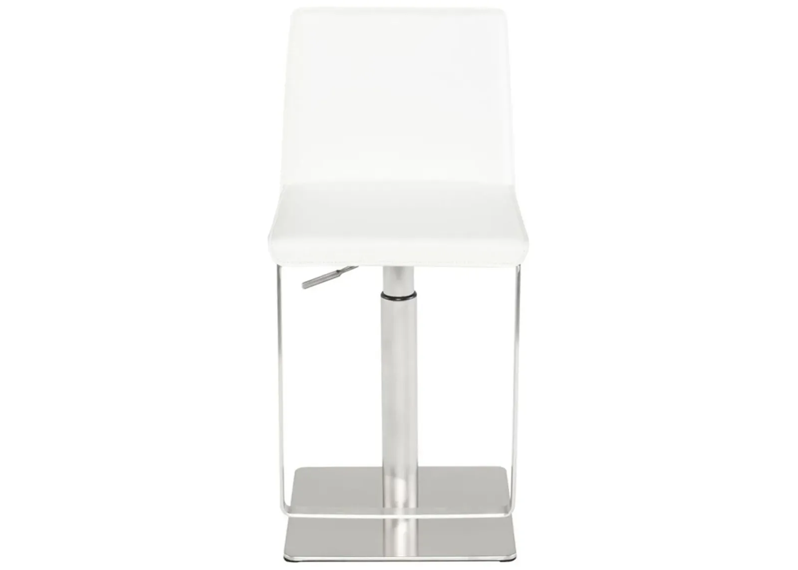 Kailee Adjustable Stool in WHITE by Nuevo