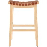 Marco Backless Counter Stool in Ochre Brown by New Pacific Direct