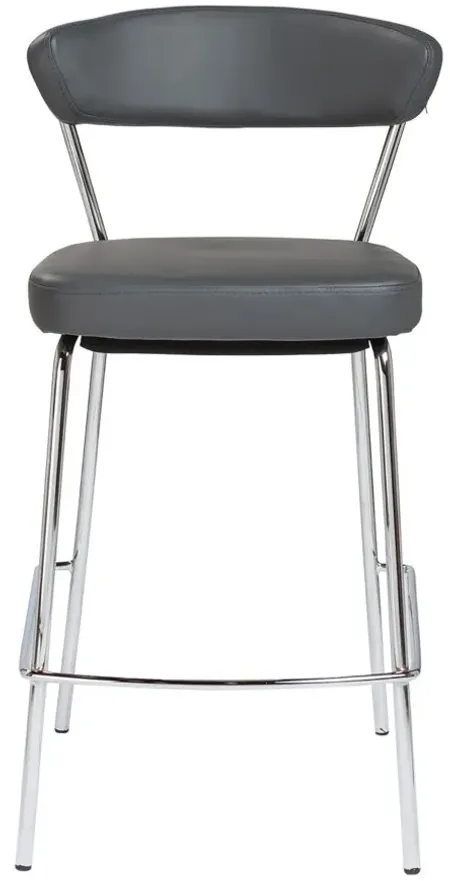 Draco Counter Stool (2 PC.) in Gray by EuroStyle