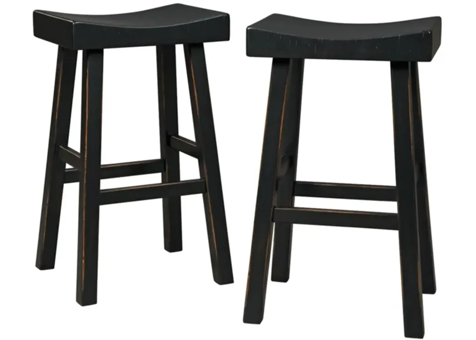 Glosco Bar Stool - Set of 2 in Black by Ashley Express