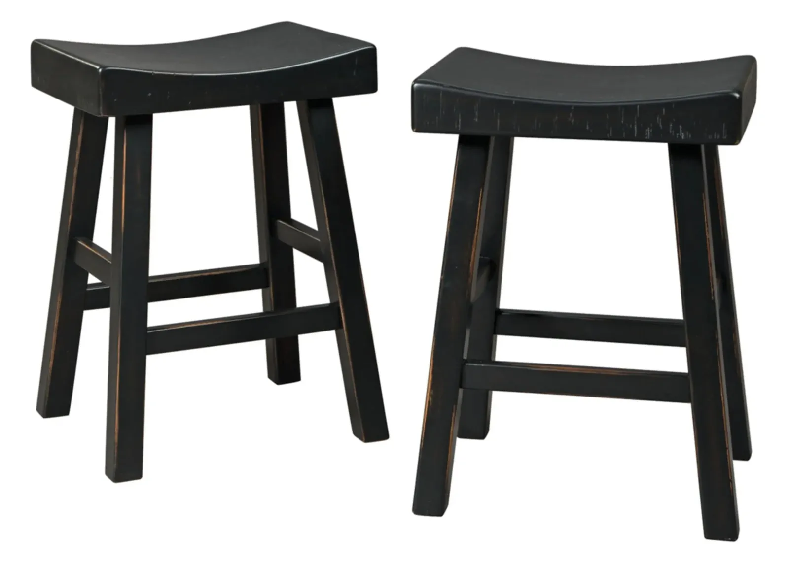 Glosco Counter Stool - Set of 2 in Black by Ashley Express