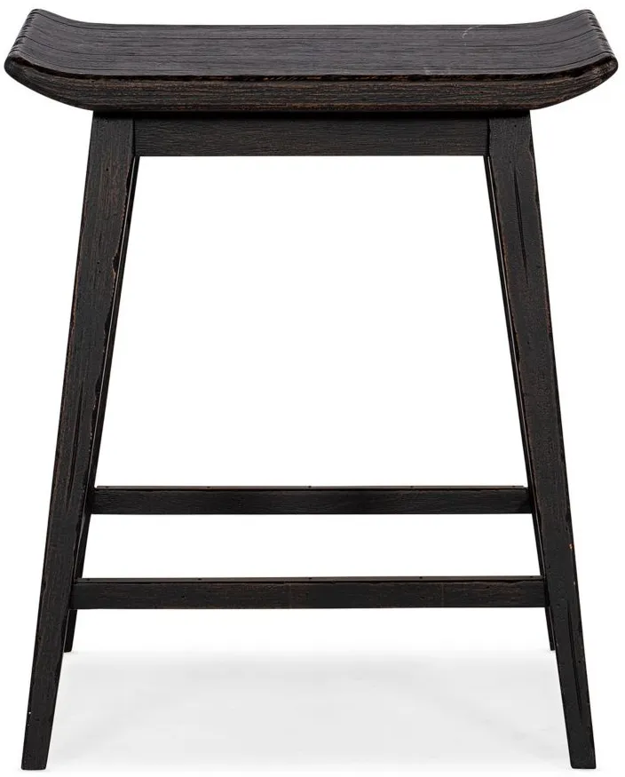 Commerce & Market Stool in Black wood by Hooker Furniture