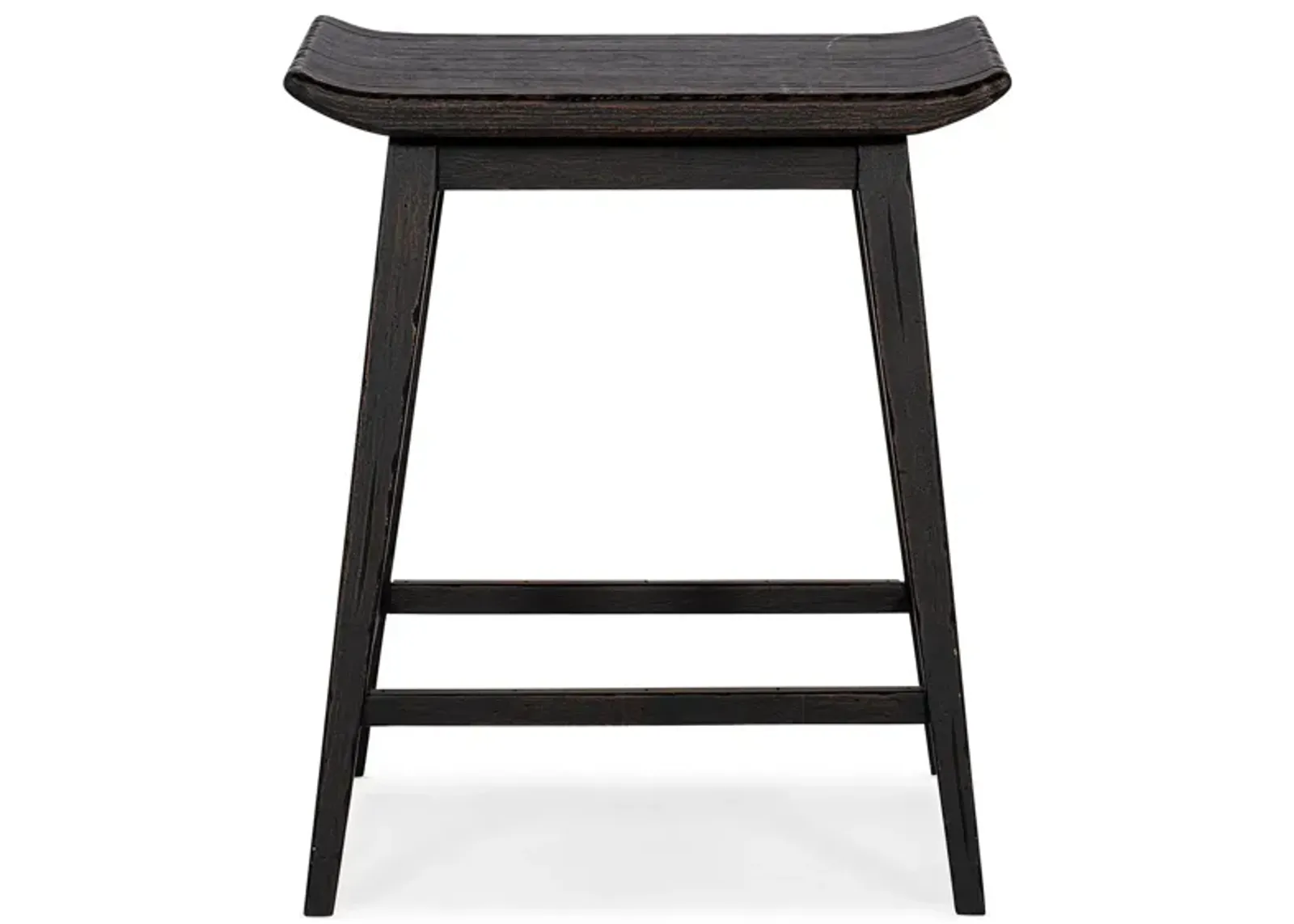 Commerce & Market Stool in Black wood by Hooker Furniture