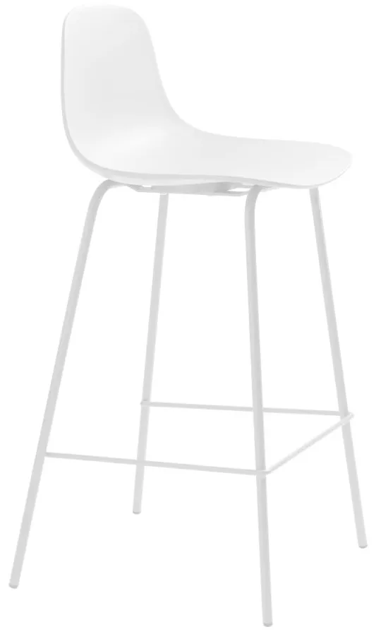 Whitby Counter Stools- Set of 2 in White by Unique Furniture