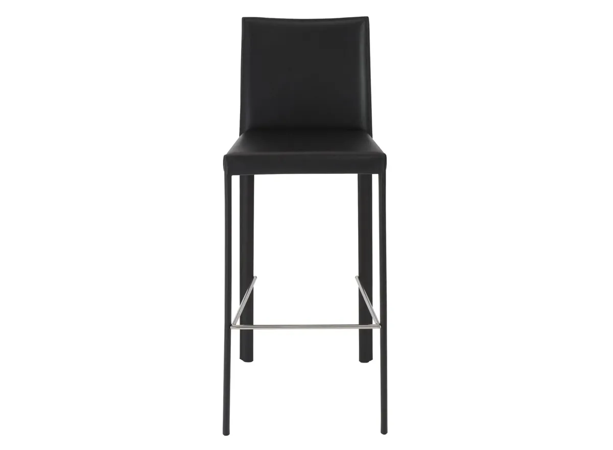 Hasina Bar Stool in Black by EuroStyle