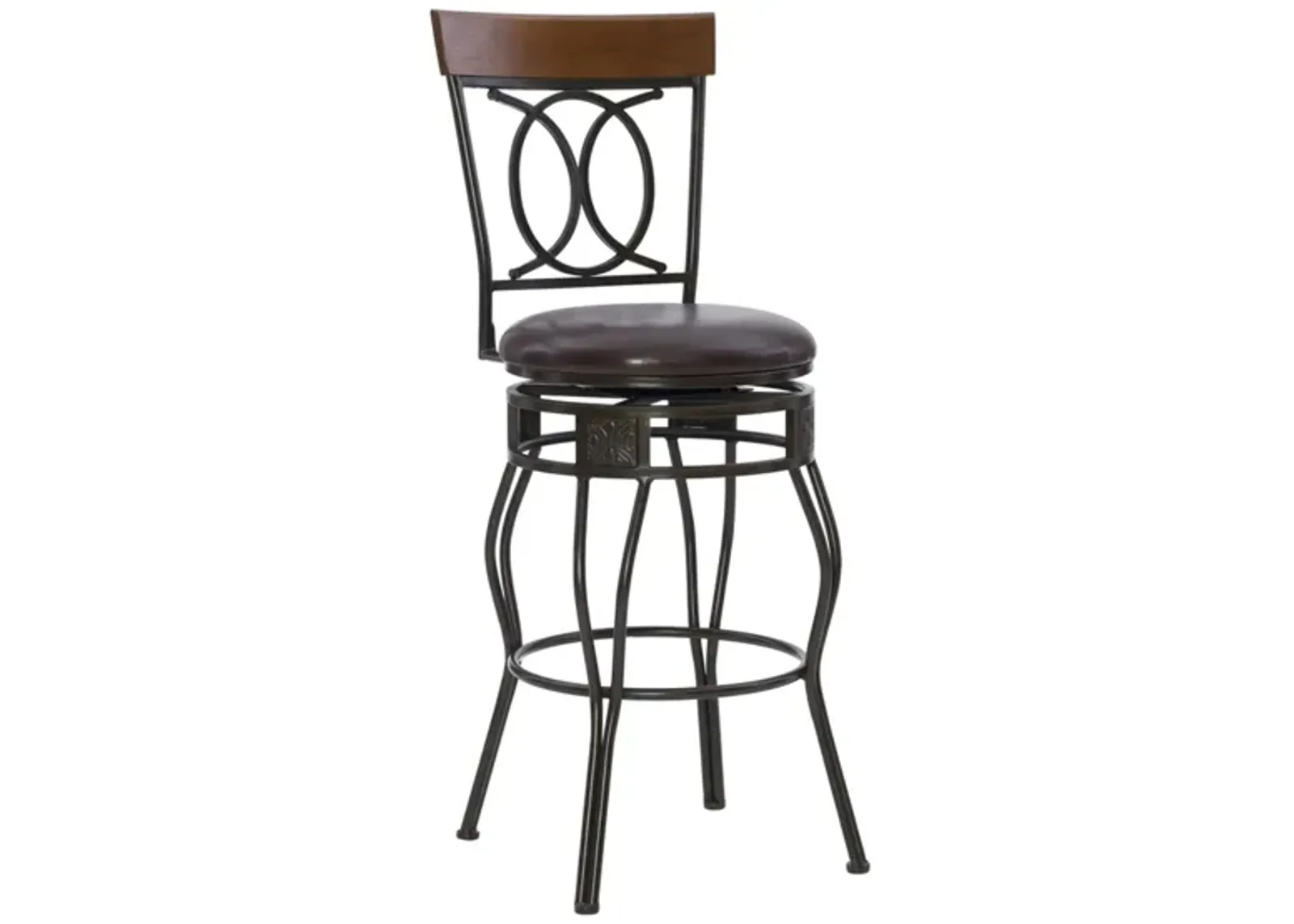 O & X Bar Stool in Matte Bronze by Linon Home Decor