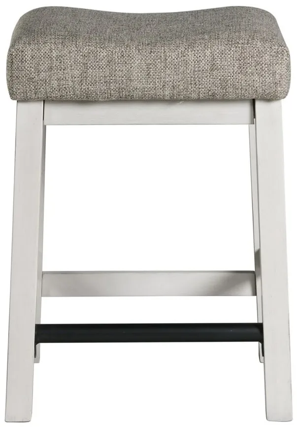 Drake Solo Stool in Rustic White by Intercon