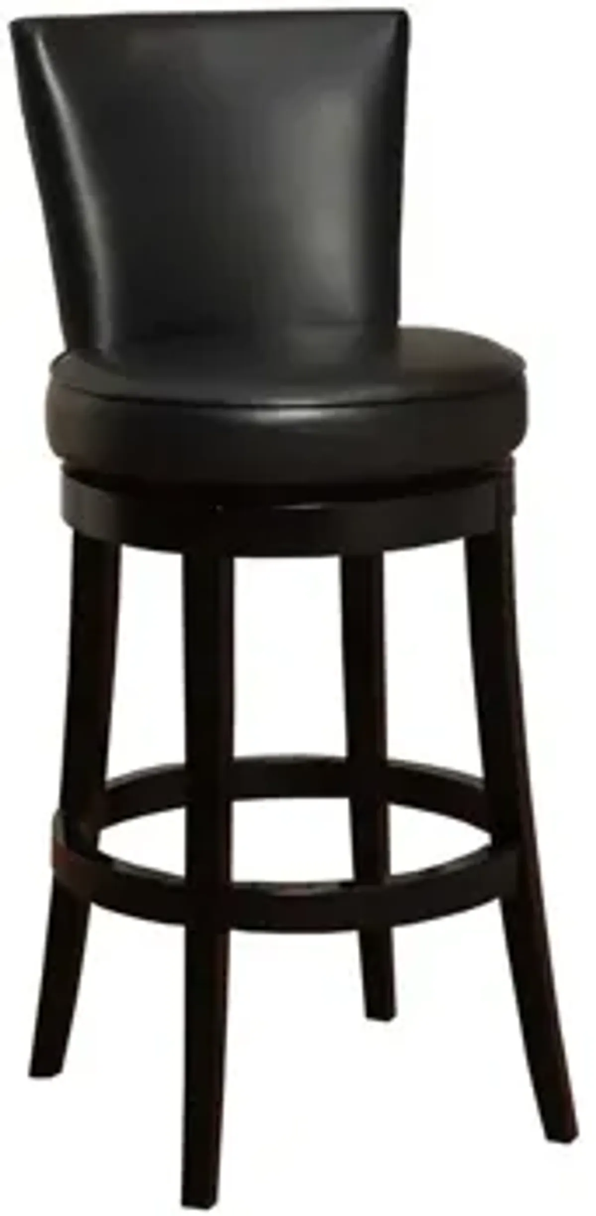 Boston Swivel Counter Stool in Black by Armen Living