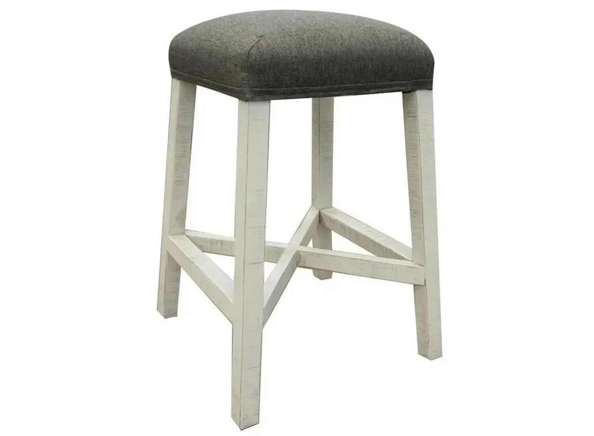 Stone Stool in Ivory by International Furniture Direct