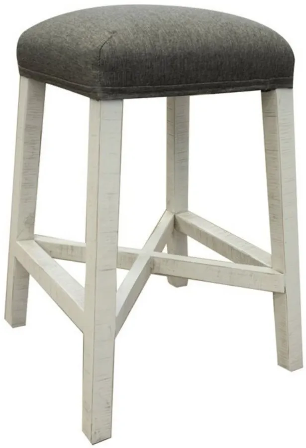 Stone Stool in Ivory by International Furniture Direct