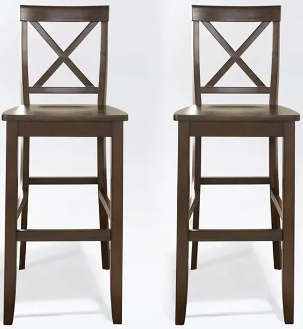 X-Back Bar Stool - Set of 2