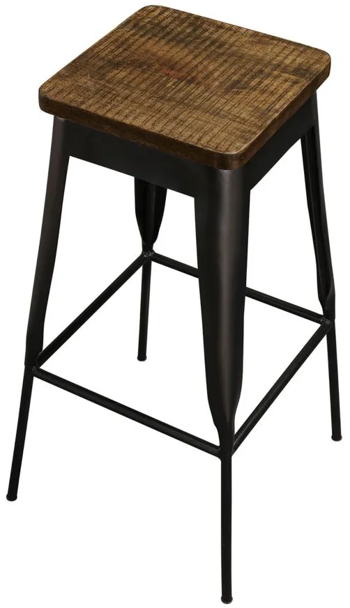 Garrison Barstools -2PK in Black by Howard Miller Clock