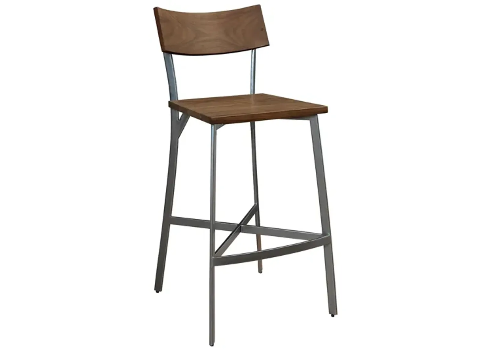 Cosmopolitan Bar Stool in Brown by Howard Miller Clock