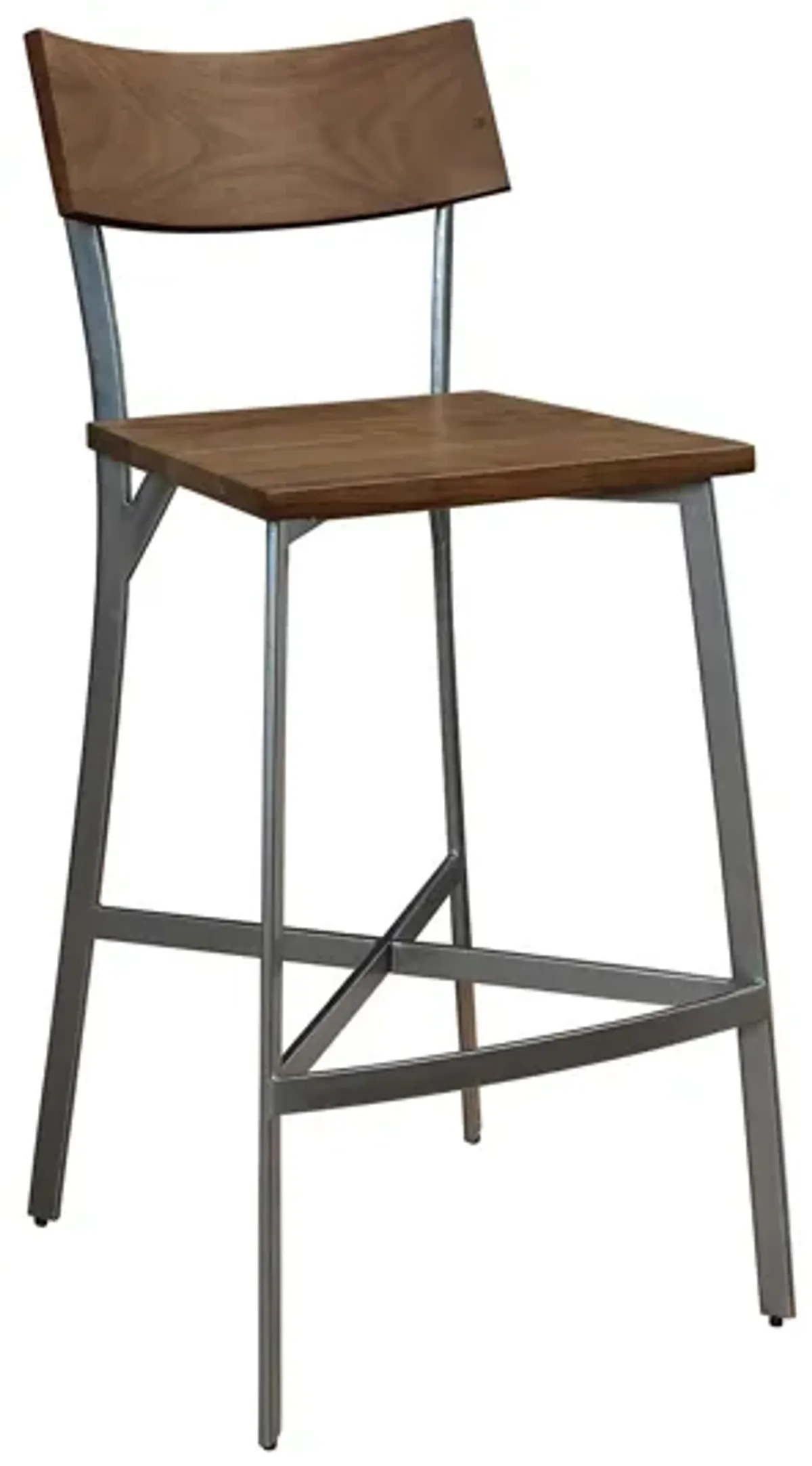 Cosmopolitan Bar Stool in Brown by Howard Miller Clock