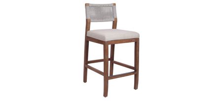 Pierre Rope Counter Stool in Gray by New Pacific Direct