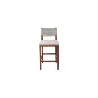 Pierre Rope Counter Stool in Gray by New Pacific Direct