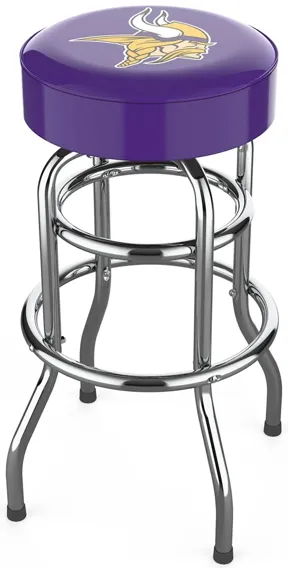 NFL Backless Swivel Bar Stool in Minnesota Vikings by Imperial International