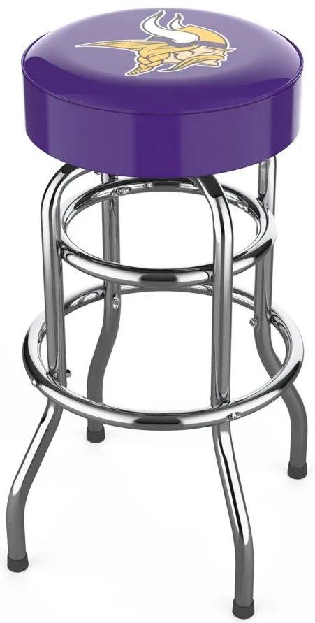 NFL Backless Swivel Bar Stool in Minnesota Vikings by Imperial International