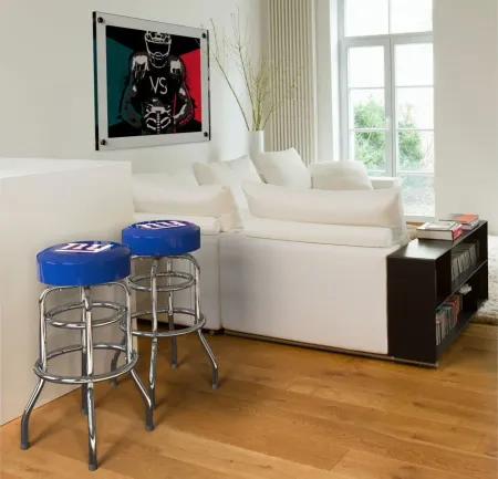 NFL Backless Swivel Bar Stool in New York Giants by Imperial International