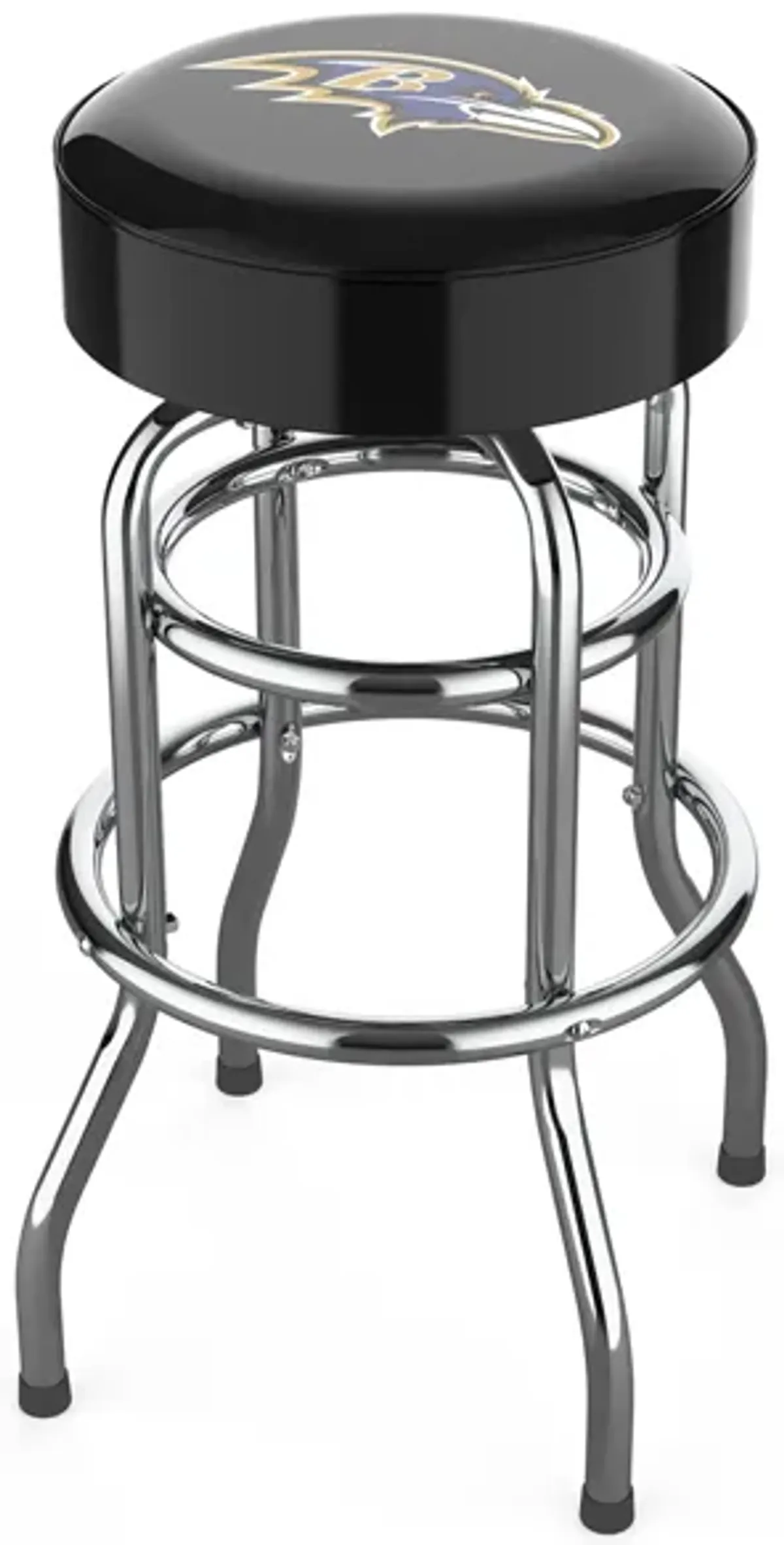 NFL Backless Swivel Bar Stool in Baltimore Ravens by Imperial International