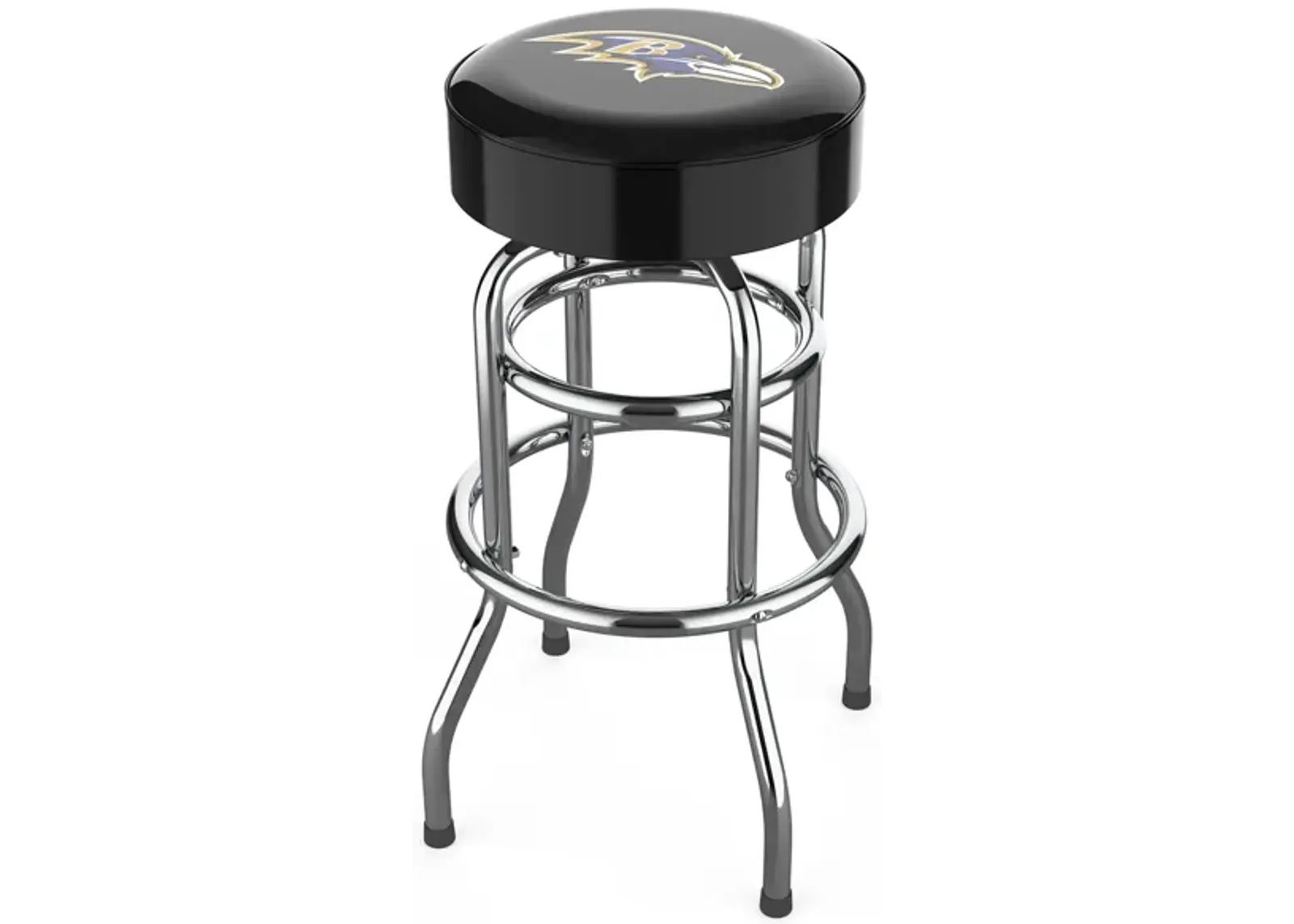 NFL Backless Swivel Bar Stool in Baltimore Ravens by Imperial International