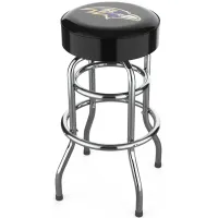 NFL Backless Swivel Bar Stool in Baltimore Ravens by Imperial International