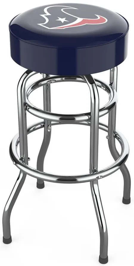 NFL Backless Swivel Bar Stool in Houston Texans by Imperial International
