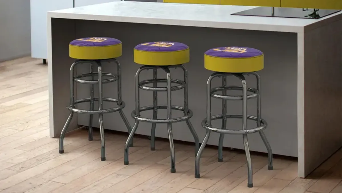 NCAA Backless Swivel Bar Stool