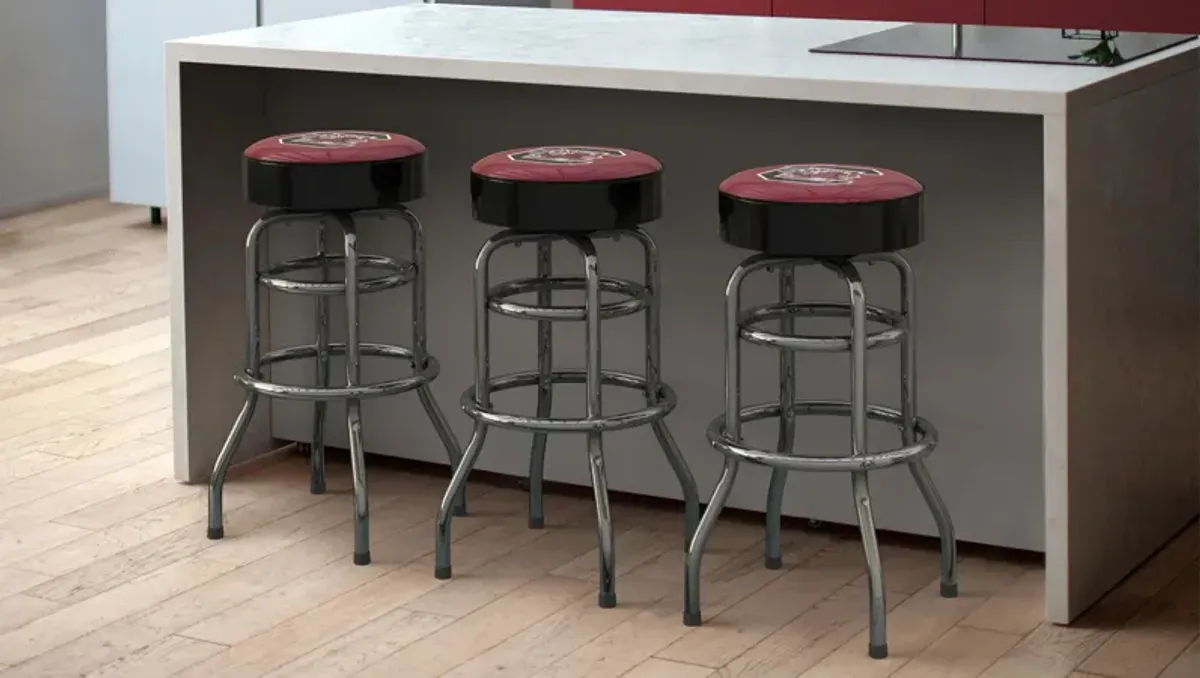 NCAA Backless Swivel Bar Stool
