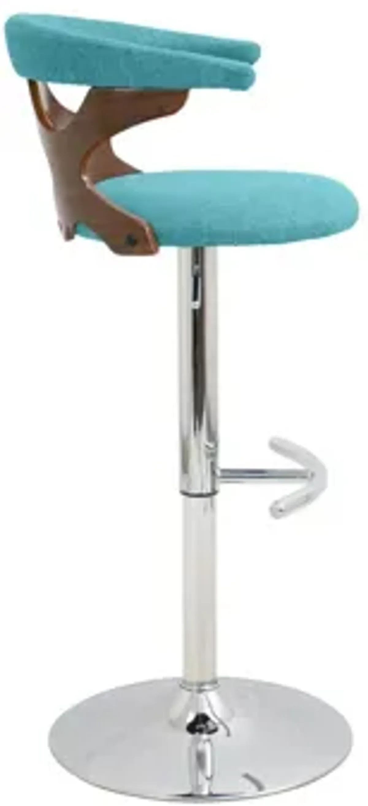 Gardenia Adjustable-Height Swivel Bar Stool