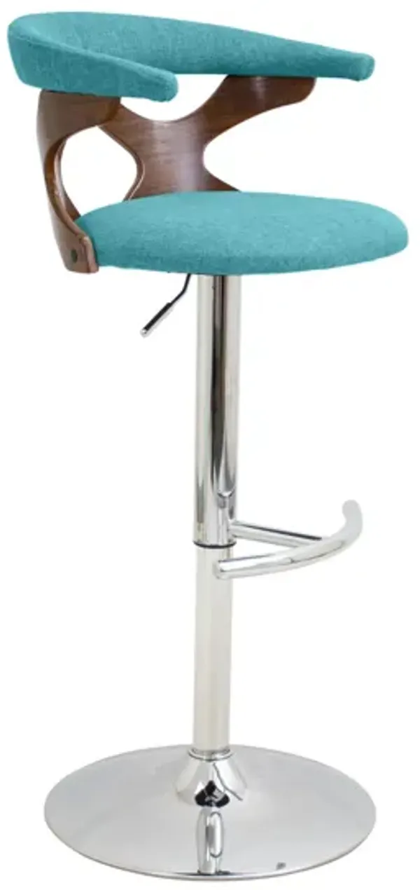 Gardenia Adjustable-Height Swivel Bar Stool