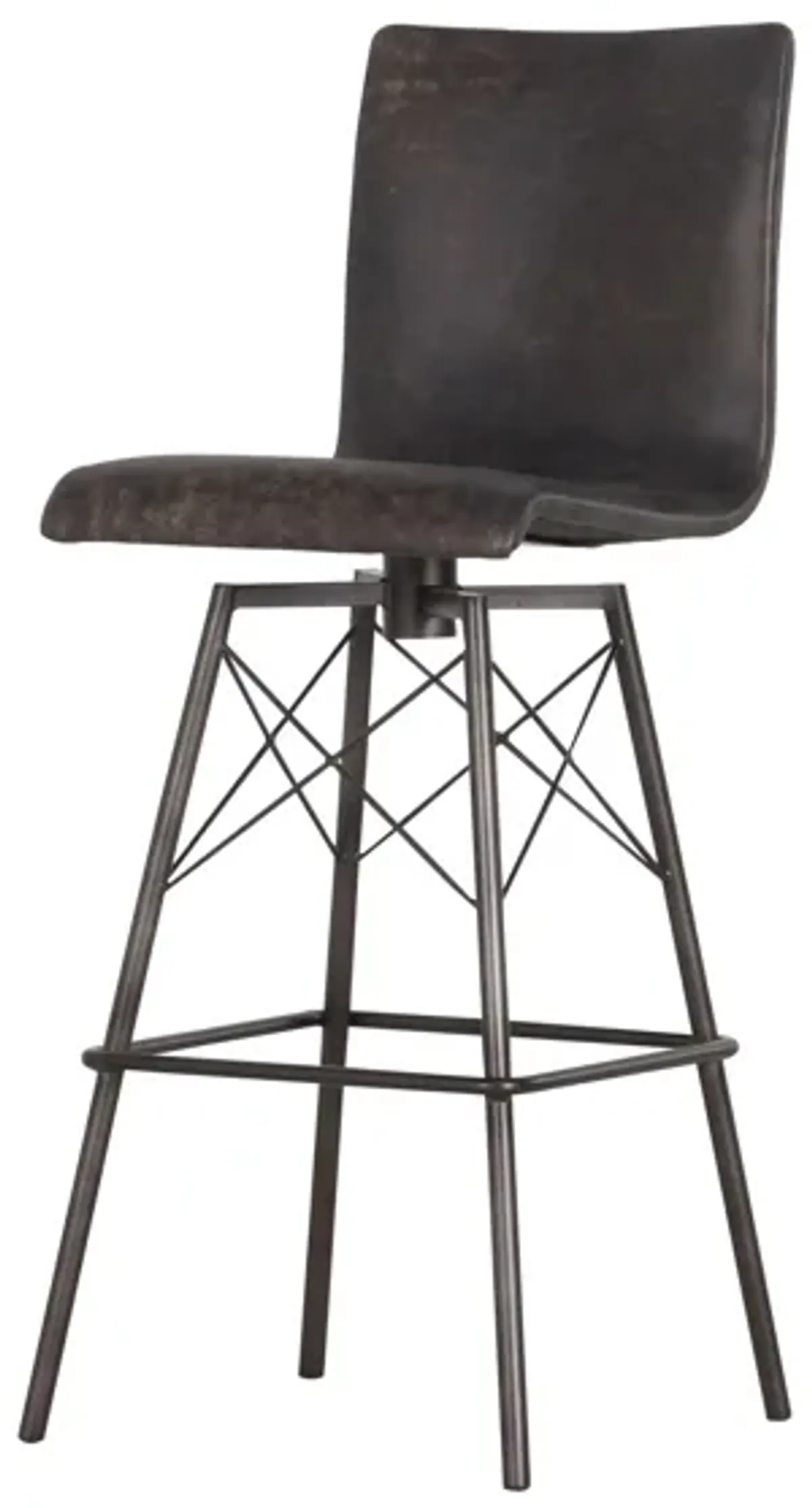 Diaw Bar Stool in Rialto Ebony by Four Hands