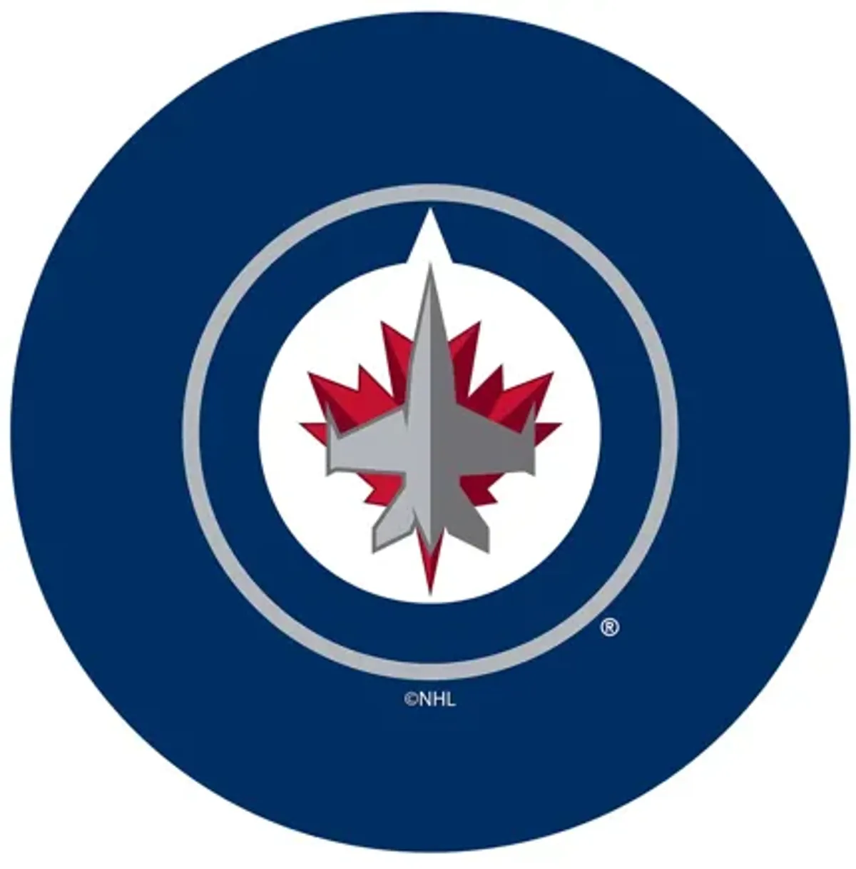 NHL Backless Swivel Bar Stool