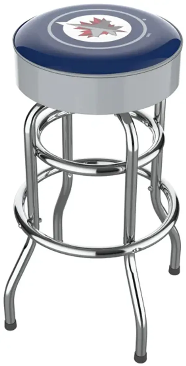 NHL Backless Swivel Bar Stool