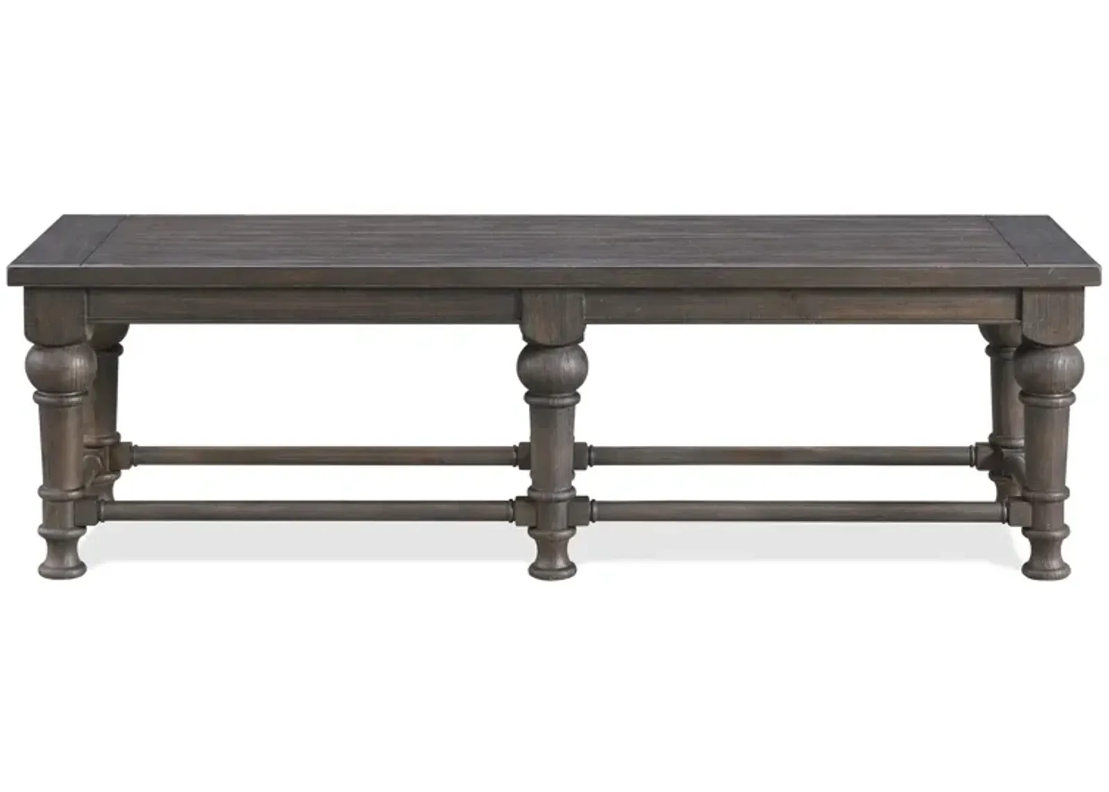 Harper Dining Bench in Matte Black by Riverside Furniture