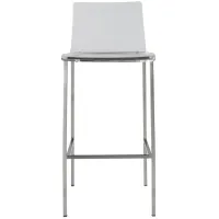 Chloe Counter Stool - Set of 2 in Clear by EuroStyle