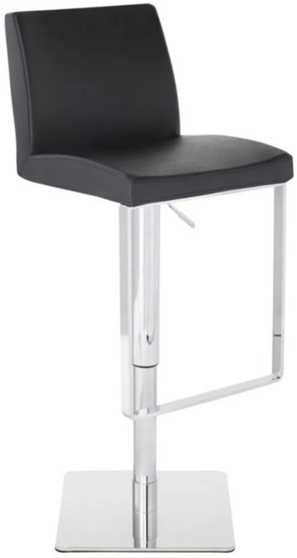 Matteo Adjustable Stool in BLACK by Nuevo