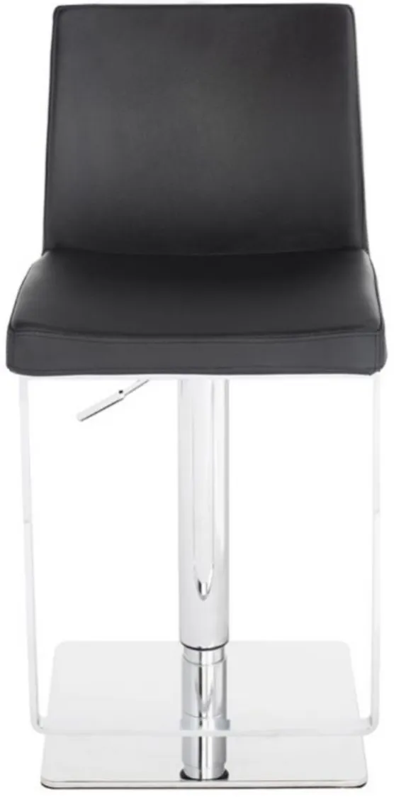 Matteo Adjustable Stool in BLACK by Nuevo