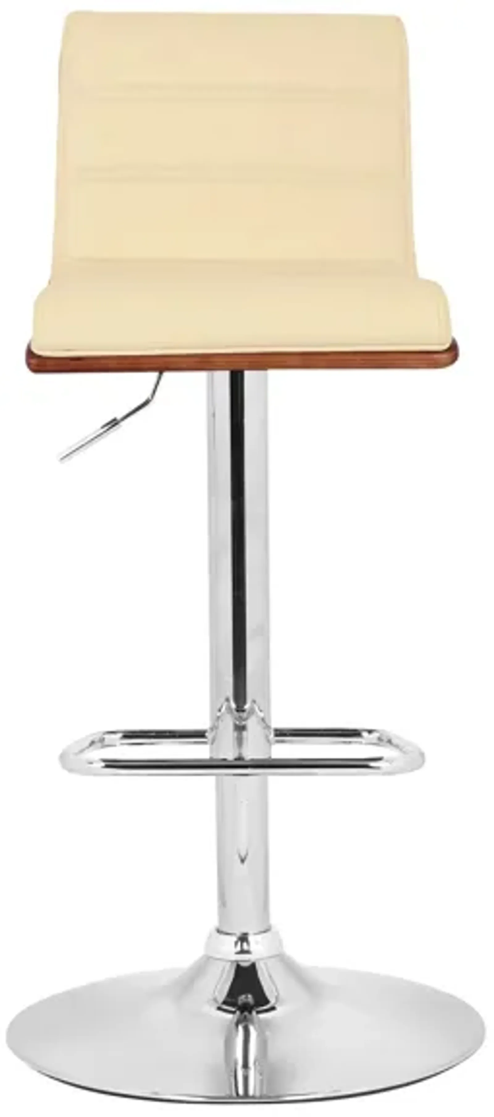 Aubrey Adjustable-Height Swivel Bar Stool