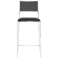 Aaron Counter Stool in BLACK by Nuevo