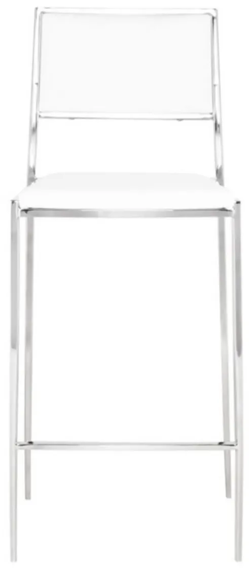 Aaron Counter Stool in WHITE by Nuevo